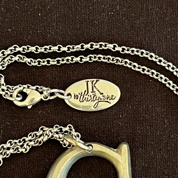 Initial “S” Pendant in Pewter - Picture 4 of 10